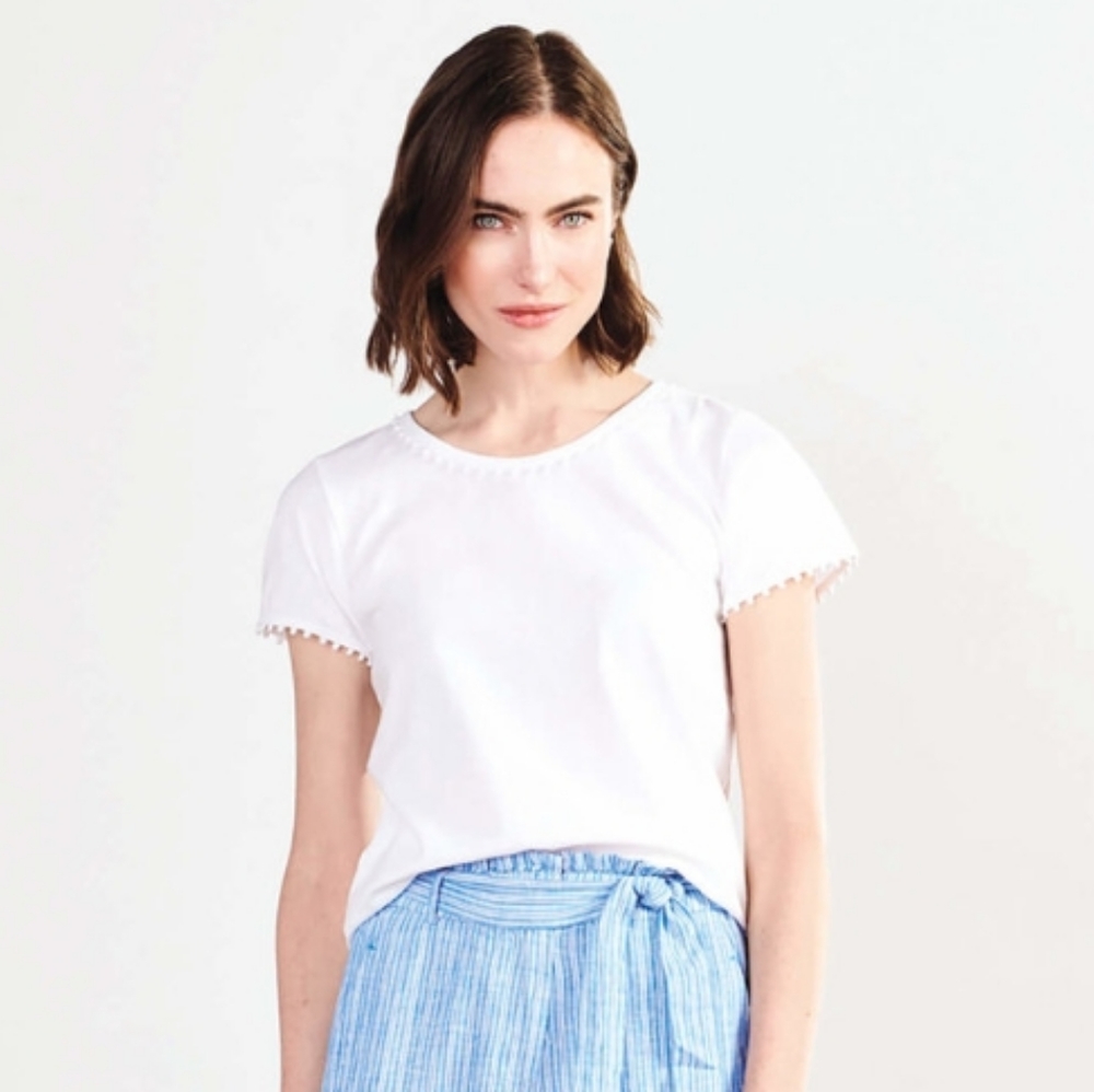 Hatley Emma Tee - White